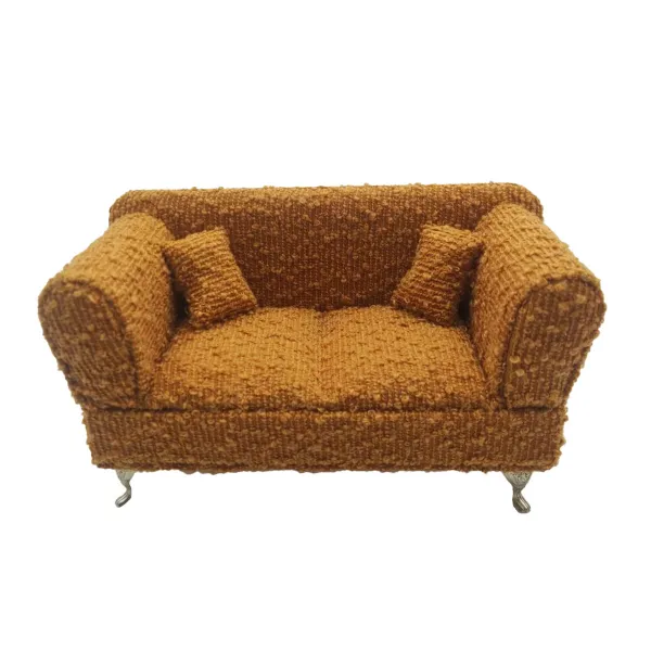 Lādīte Versa Sinepes Poliesters Metāls spogulis Koks MDF 9,5 X 12,5 X 23,5 CM Dīvāns