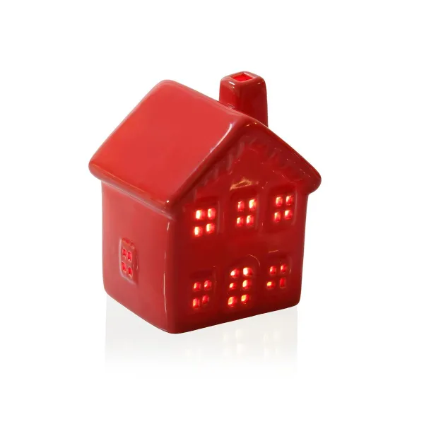Dekoratīvās figūriņas Versa Sarkans Māja 5,8 X 8 X 6,7 CM Dekoratīvās figūriņas