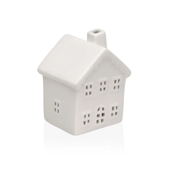 Koristehahmo Versa Valkoinen Talo 5,8 X 8 X 6,7 CM Koristehahmo