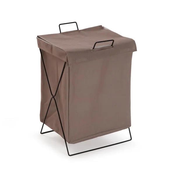 Бельевая корзина Versa Коричневый полиэстер Металл полиэтилен 35 X 48 X 30 CM