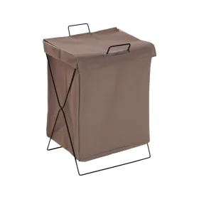 Бельевая корзина Versa Коричневый полиэстер Металл полиэтилен 35 X 48 X 30 CM