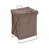 Бельевая корзина Versa Коричневый полиэстер Металл полиэтилен 35 X 48 X 30 CM