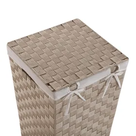 Бельевая корзина Versa Бежевый полиэстер Металл полипропилен 33 x 52 x 33 cm