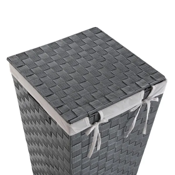 Бельевая корзина Versa Серый полиэстер Металл полипропилен 33 x 52 x 33 cm