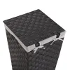Skalbinių krepšys Versa Pilka Poliesteris Metalinis polipropileno 33 x 52 x 33 cm