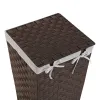 Бельевая корзина Versa полиэстер Металл полипропилен 33 x 52 x 33 cm