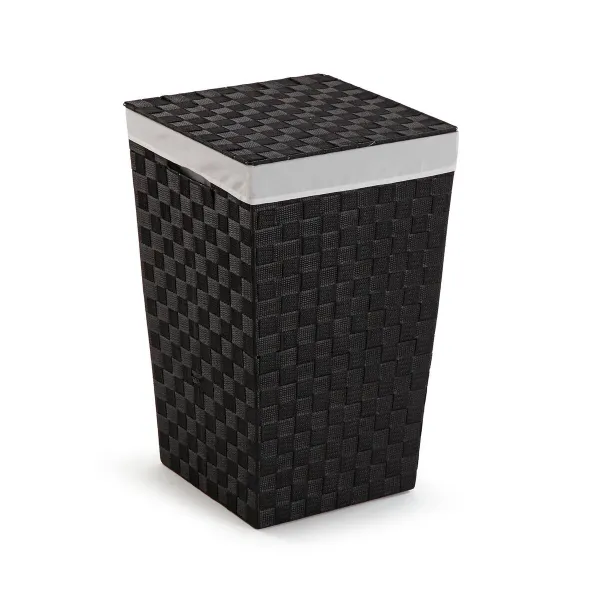 Бельевая корзина Versa Чёрный полиэстер Металл полипропилен 33 x 52 x 33 cm