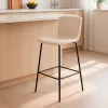 Stool Versa Beige Metal 44,5 X 93,5 X 51 CM