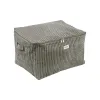 Storage Box Versa Corduroy 38 x 26 x 26 cm Khaki