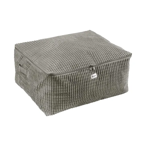 Säilytyslaatikko kannella Versa Corduroy 40 x 25 x 50 cm