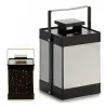 LED-lyhty Gift Decor Musta Peili 12,5 x 18,5 x 12,5 cm Metalli