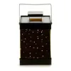 LED žibintas Gift Decor Juoda Veidrodis 12,5 x 18,5 x 12,5 cm Metalinis