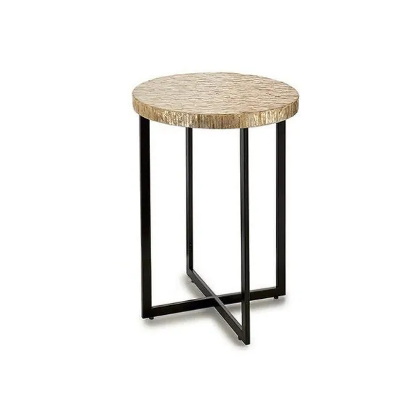 Sivupöytä Gift Decor BIG-S3603659 Valkoinen Beige Kullattu 45 x 62 x 45 cm