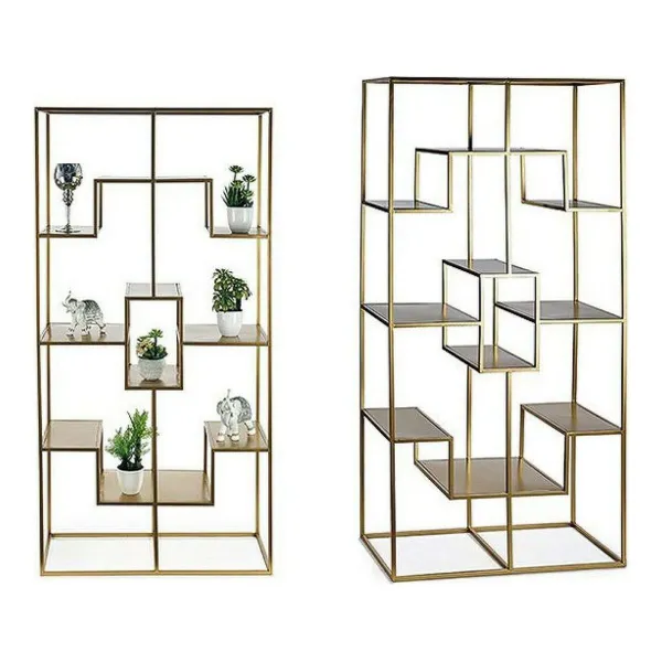 Полка Gift Decor BIG-S3605004 Позолоченный Металл 45 x 200 x 100 cm