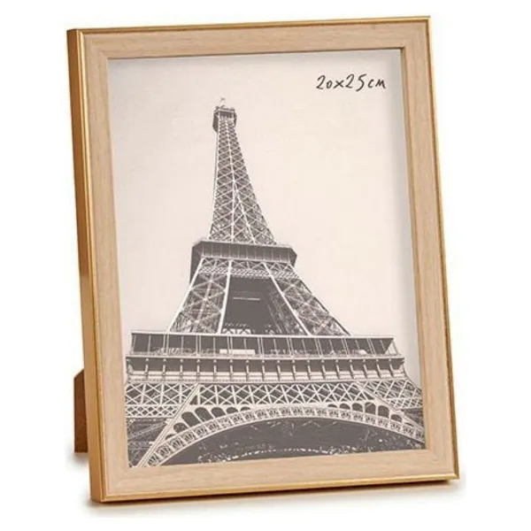 Фоторамка Gift Decor Коричневый Позолоченный Деревянный Cтекло полипропилен Пластик