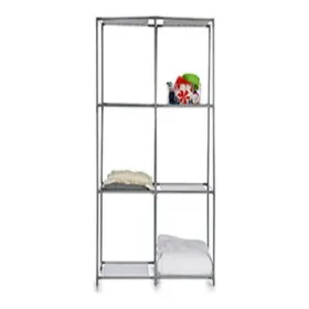 Lentyna Kipit Pilka Metalinis Audinys Plastmasinis 35 x 102 x 68 cm