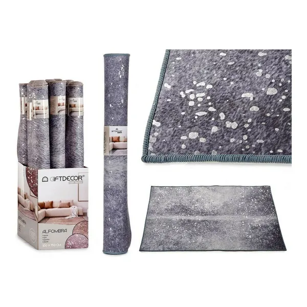 Kilimas Gift Decor Balta Pilka Poliesteris 100 x 150 cm 10 x 100 x 10 cm