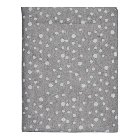 Tablecloth Kinvara White Grey Jacquard