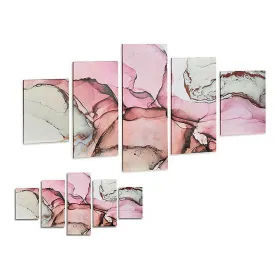 Полотно Gift Decor Полотно 30 x 8 x 80 cm Розовый (5 Предметы) (5 штук)