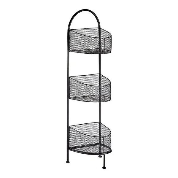 Plaukti Gift Decor Melns Metāls 21,2 x 97 x 28,5 cm