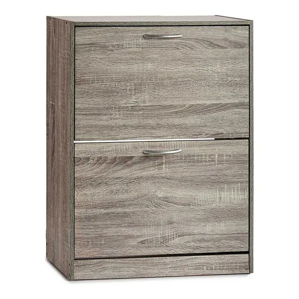 Apavu plaukts Gift Decor Pelēks skaidu plātnes 24 x 80 x 60 cm 60 x 80 x 24 cm