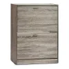 Apavu plaukts Gift Decor Pelēks skaidu plātnes 24 x 80 x 60 cm 60 x 80 x 24 cm