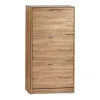 Batų lentyna Gift Decor Ąžuolas drožlių plokštė 24 x 116 x 60 cm 60 x 116 x 24 cm 116 x 11 x 35 cm
