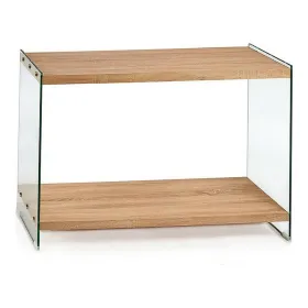 Hall Gift Decor Brown Transparent Wood 40 x 76 x 120 cm