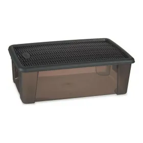 Ящик с крышкой Stefanplast Elegance Серый Прозрачный Пластик 5 L