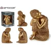 Koristehahmo Gift Decor Kullattu Buddha 20 x 30 x 20 cm