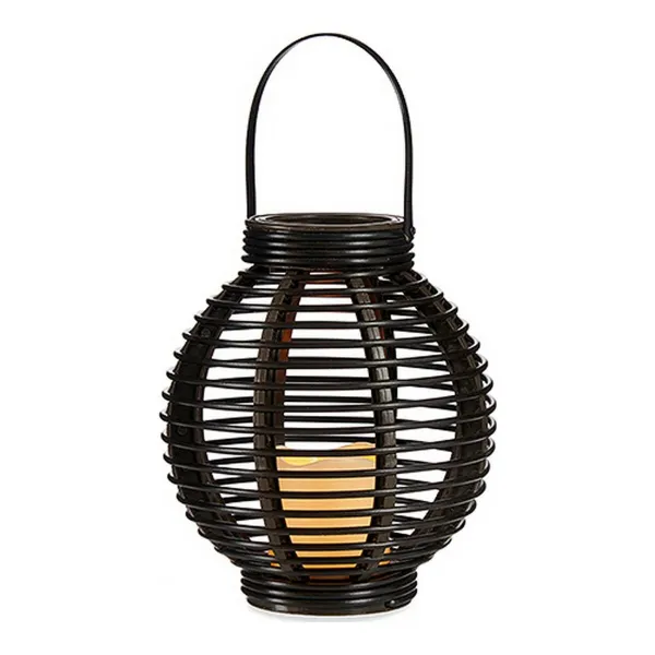 Žibintas Ibergarden Ruskea Muovinen 21 x 23,7 x 21 cm LED Kynttilä