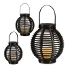 Žibintas Ibergarden Ruskea Muovinen 21 x 23,7 x 21 cm LED Kynttilä