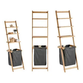 Shelves Kipit Brown Grey Wood Cloth 36 x 151 x 41,5 cm