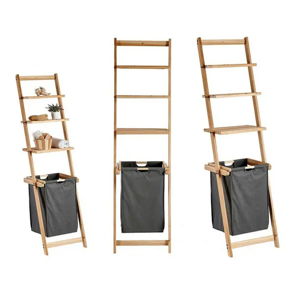 Полка Kipit Коричневый Серый Деревянный Ткань 36 x 151 x 41,5 cm