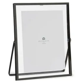 Nuotraukų rėmelis Gift Decor Juoda Metalinis stiklas Plastmasinis 15 x 20 cm