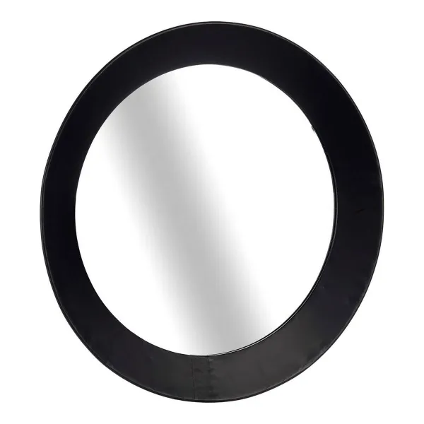 Wall mirror Gift Decor Black 80 x 7,5 x 80 cm Circle (80 Pieces)