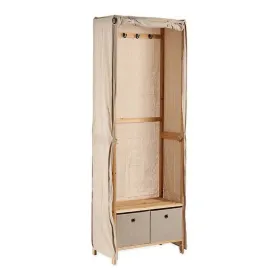 Paltų kabykla Kipit Rusvai gelsva Medžio Audinys 31,5 x 58 x 168 cm 58 x 168 x 31,5 cm