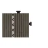 Lukittuva lattialaatta Ibergarden Musta Puu Polyetyleeni Komposiitti 30 x 2,6 x 30 cm
