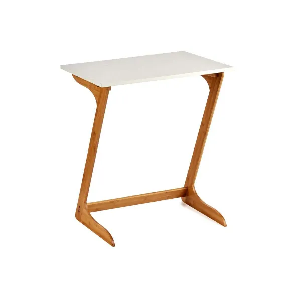 Side table Kinvara White Brown Natural 40 x 68,5 x 60 cm