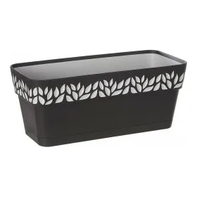 Наружный ящик для растений Stefanplast Серый Антрацитный Пластик 13,3 x 12,3 x 29,3 cm