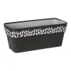 Balkona Puķu Kaste Stefanplast Pelēks Antracīts Plastmasa 13,3 x 12,3 x 29,3 cm