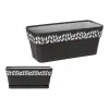 Balkona Puķu Kaste Stefanplast Pelēks Antracīts Plastmasa 13,3 x 12,3 x 29,3 cm