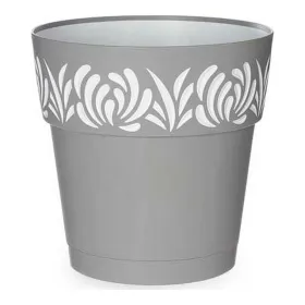Горшок с автополивом Stefanplast Gaia Белый Серый Пластик 25 x 25 x 25 cm