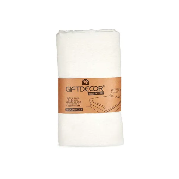 Bedspread (quilt) Gift Decor White 20 x 13 x 30 cm