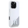 Karl Lagerfeld Silicone Shadow Metal Initial MagSafe - Case for iPhone 16 Pro Max (white)