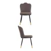 Fotelis Gift Decor Juoda Purpurinė Auksinis 53 x 88 x 67 cm Kriauklė