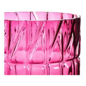 Vāze Gift Decor Rozā Stikls 13 x 26,5 x 13 cm