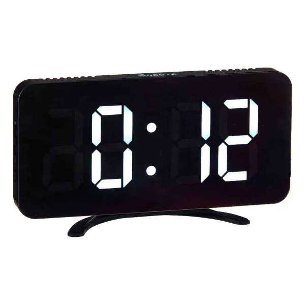 Table-top Digital Clock Gift Decor Black Mirror
