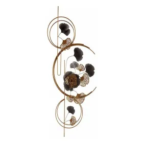 Подвесной декор Gift Decor Медь Позолоченный Металл Цветы 60 x 150 x 7,5 cm стена
