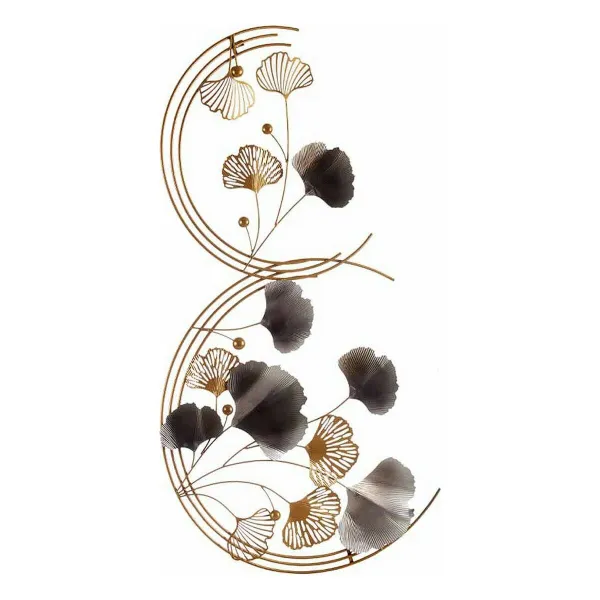 Riippuva koriste Gift Decor Sininen Kupari Kullattu Metalli Gėlės 80 x 151 x 5,5 cm Seinämaalaus